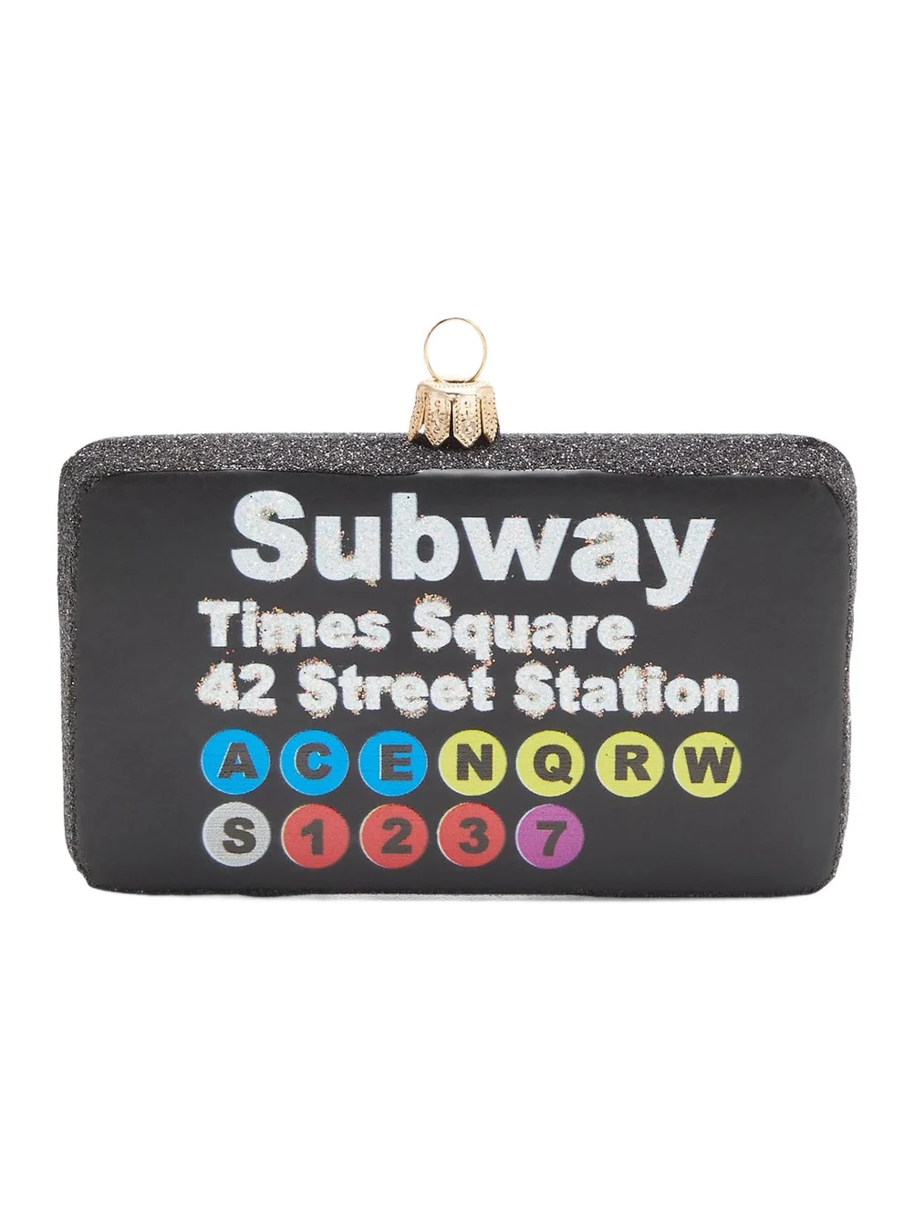Bergdorf Goodman Subway Sign Christmas Ornament