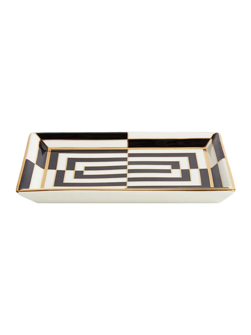 Jonathan Adler Op Art Rectangle Tray