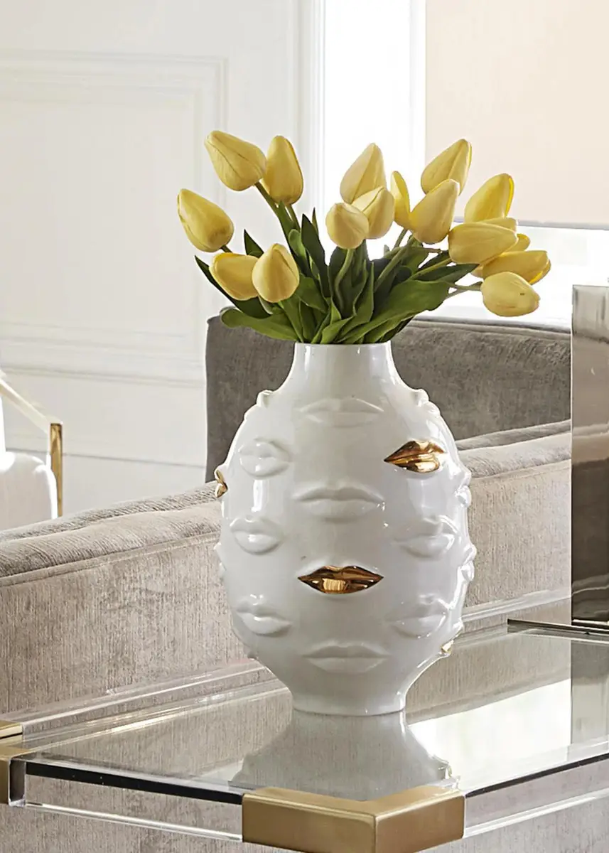 Jonathan Adler Gilded Muse Gala Round Vase | Thumbnail 3 Jonathan Adler Gilded Muse Gala Round Vase | Thumbnail 3