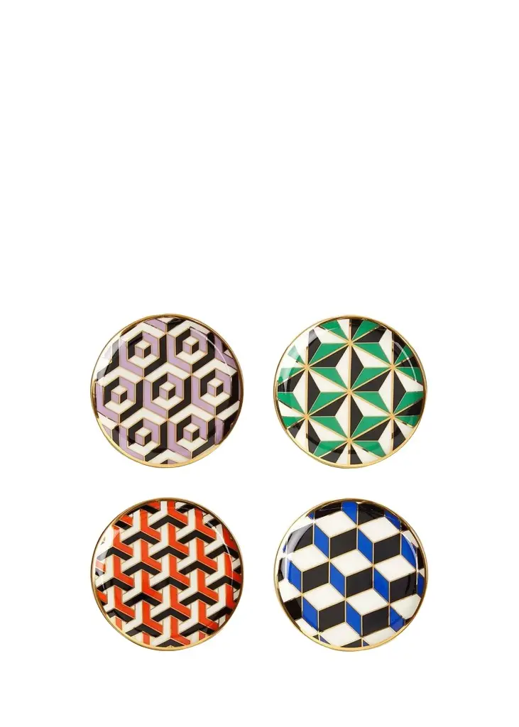 Versailles Coasters, 4-Piece Set Versailles Coasters, 4-Piece Set