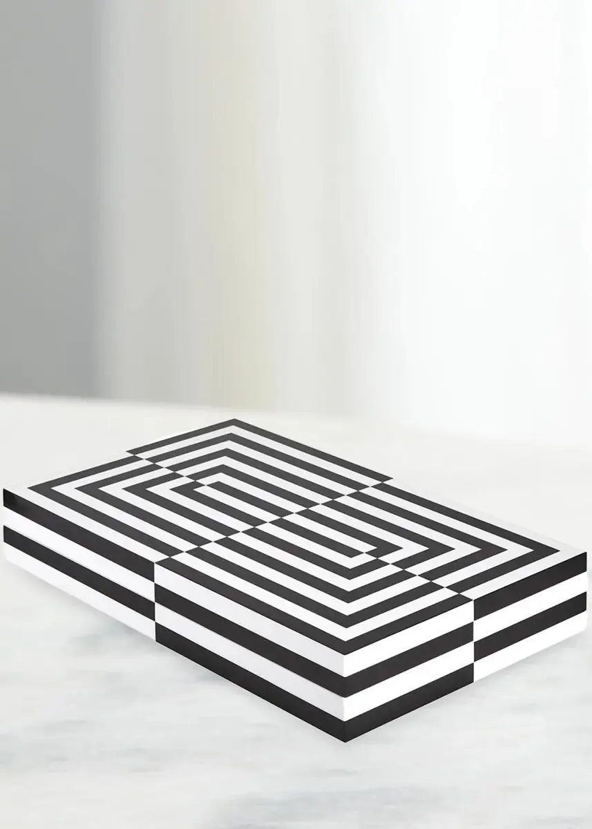 Jonathan Adler Optical Illusion Art Backgammon Set | Thumbnail 2 Jonathan Adler Optical Illusion Art Backgammon Set | Thumbnail 2