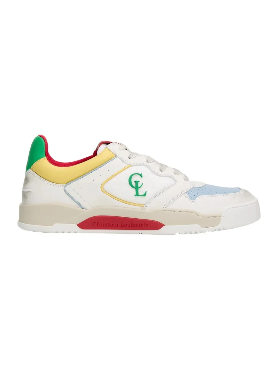 Christian Louboutin Men's Bsktball 1 Retro Low-Top Sneakers