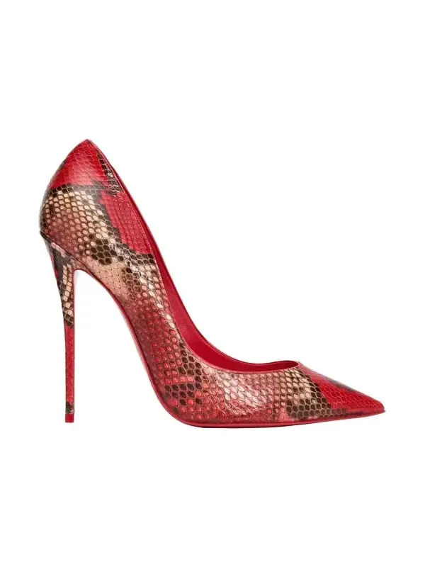 Christian Louboutin 120mm La Pigalle Snakeskin Pumps