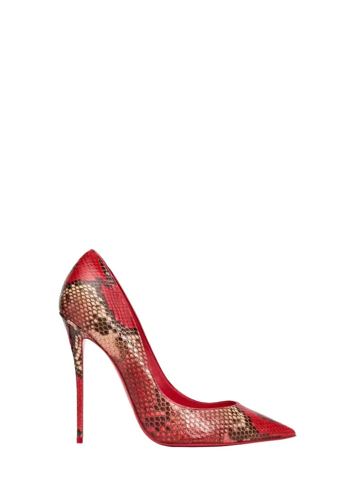 Christian Louboutin 120mm La Pigalle Snakeskin Pumps
