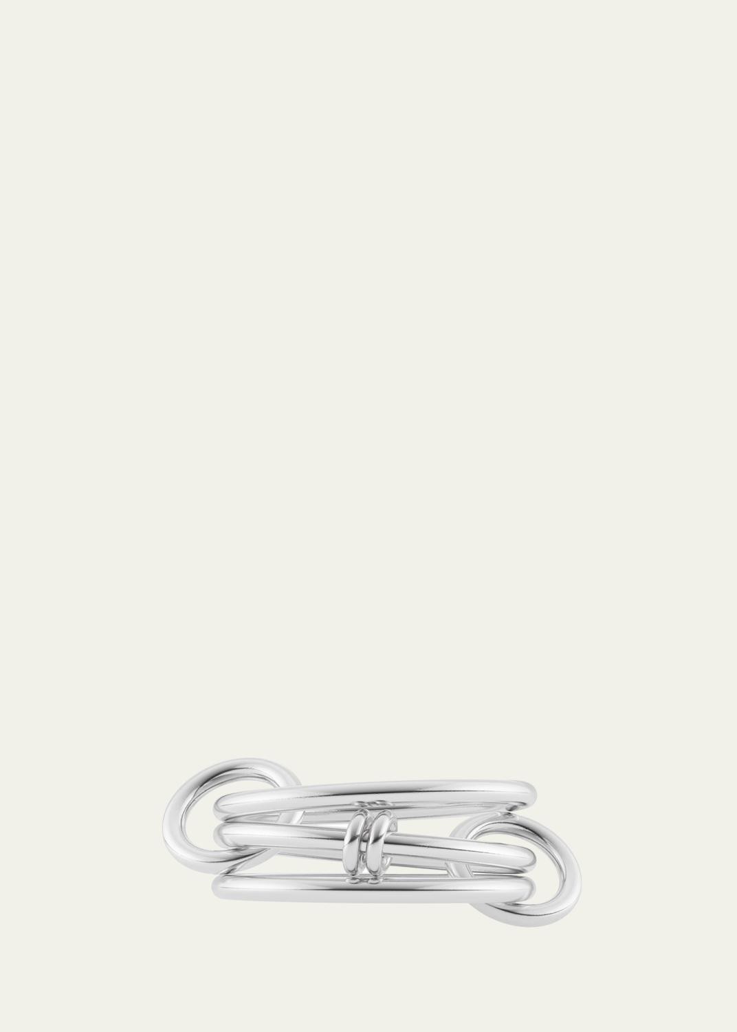 Acacia Silver Three-Link Ring Acacia Silver Three-Link Ring