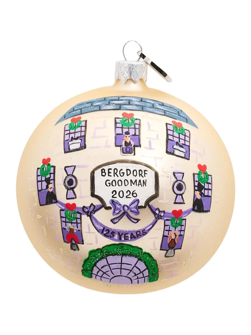 Michael Storrings Bergdorf Goodman Windows 125th Anniversary Christmas Ornament
