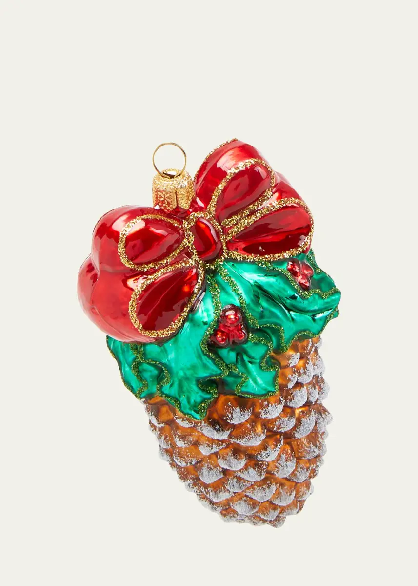 Bergdorf Goodman Christmas Pine Cone Ornament | Thumbnail 2 Bergdorf Goodman Christmas Pine Cone Ornament | Thumbnail 2