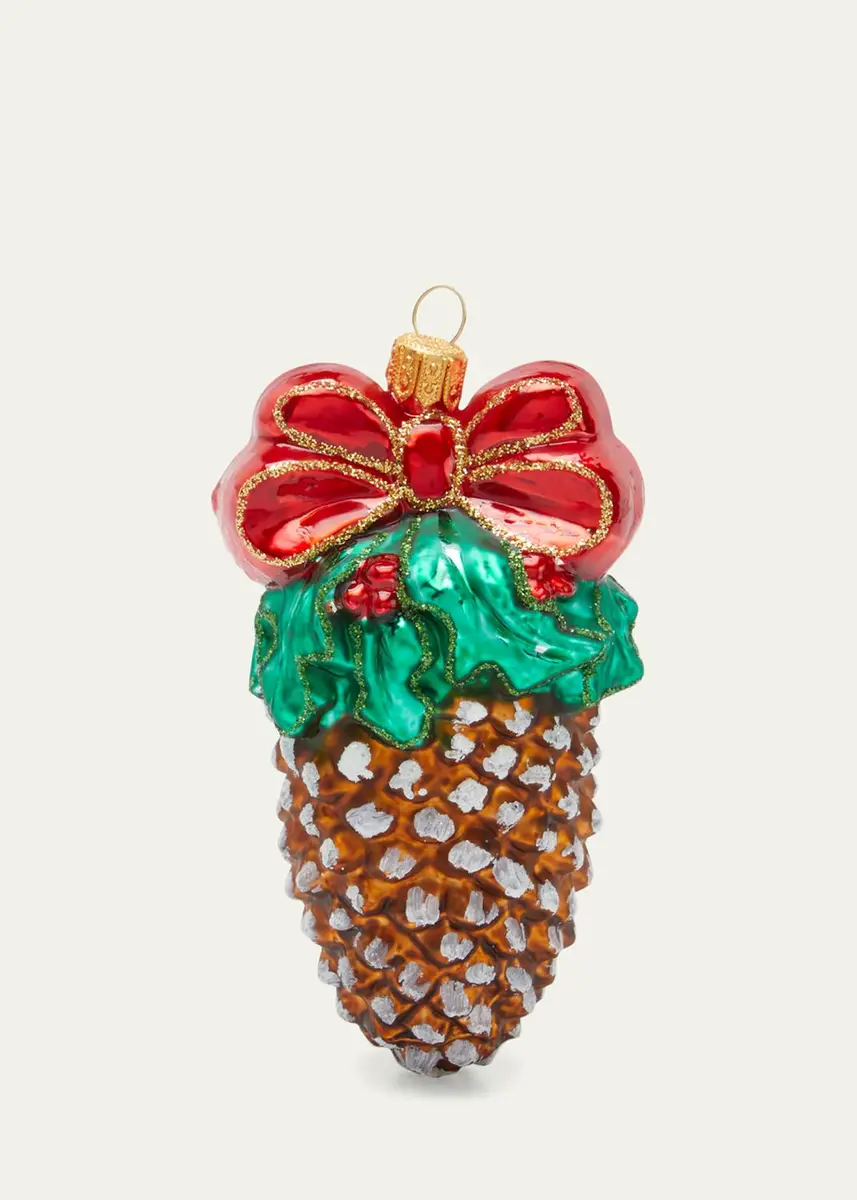 Bergdorf Goodman Christmas Pine Cone Ornament | Thumbnail 3 Bergdorf Goodman Christmas Pine Cone Ornament | Thumbnail 3