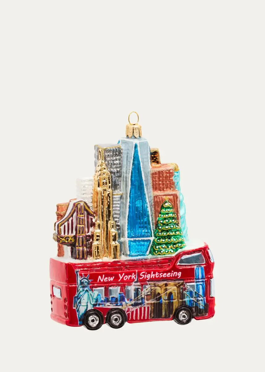 Impuls Glass NYC Bus Ornament | Thumbnail 2 Impuls Glass NYC Bus Ornament | Thumbnail 2