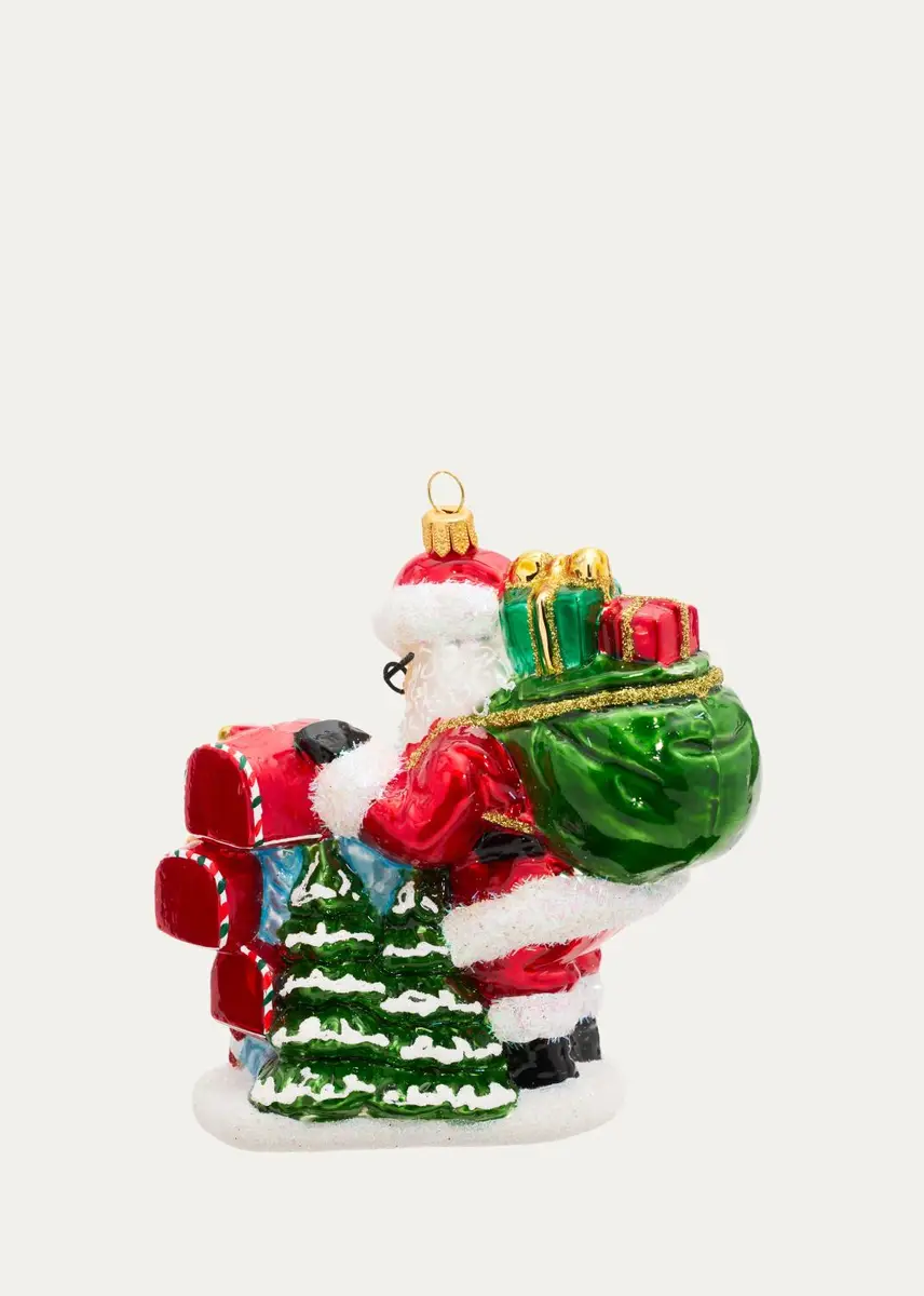 Impuls Santa Claus Gift Glass Ornament | Thumbnail 2 Impuls Santa Claus Gift Glass Ornament | Thumbnail 2