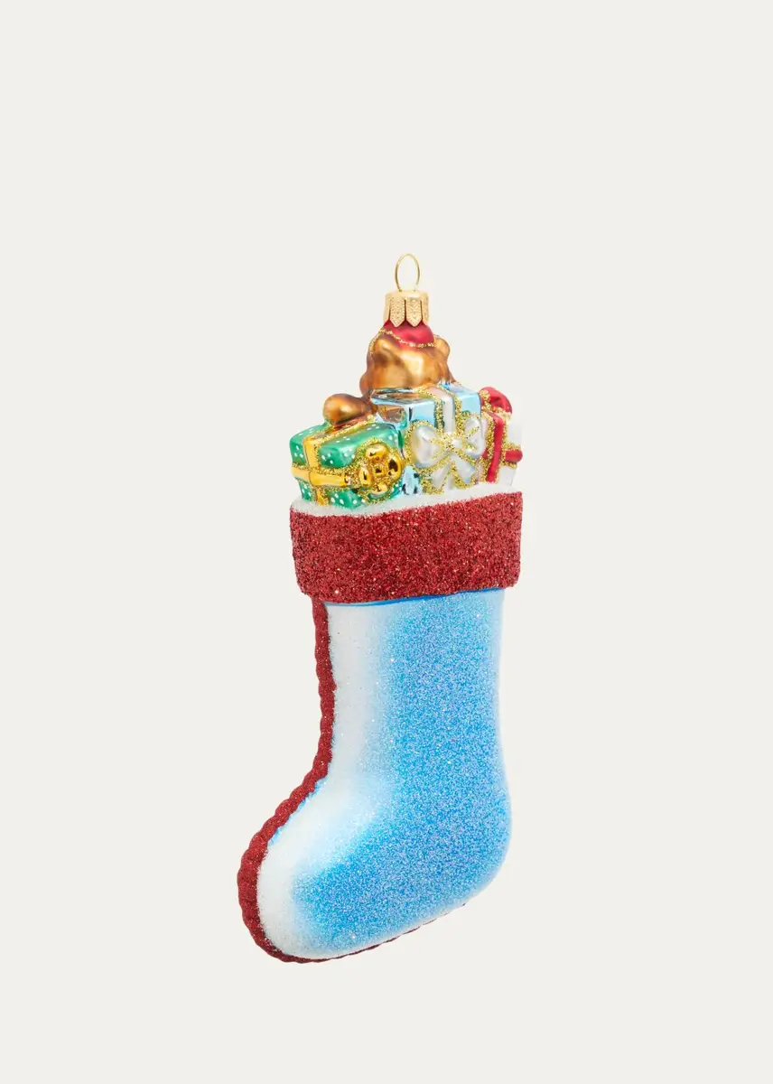 Impuls Glass Christmas Stocking Ornament | Thumbnail 2 Impuls Glass Christmas Stocking Ornament | Thumbnail 2