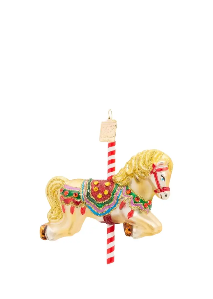 Impuls Vintage Glass Carousel Ornament
