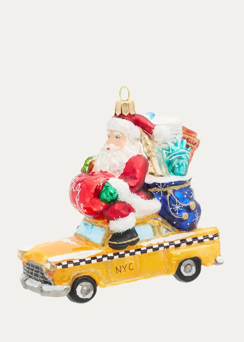 Exclusive Santa Claus Ride Glass Ornament | Thumbnail 2 Exclusive Santa Claus Ride Glass Ornament | Thumbnail 2