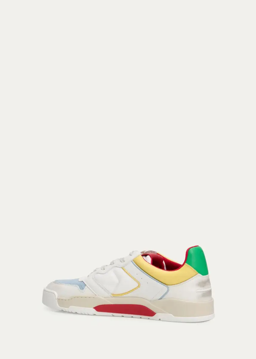 Christian Louboutin Men's Bsktball 1 Retro Low-Top Sneakers | Thumbnail 4 Christian Louboutin Men's Bsktball 1 Retro Low-Top Sneakers | Thumbnail 4