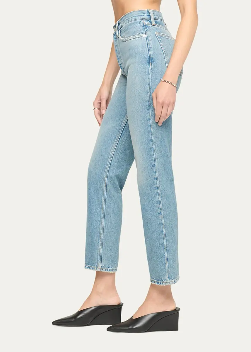 RE/DONE Pipe Straight-Leg Ankle Jeans | Thumbnail 4 RE/DONE Pipe Straight-Leg Ankle Jeans | Thumbnail 4