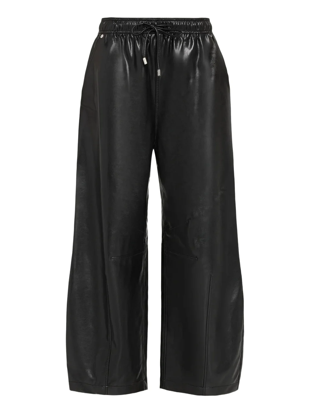 Vegan Leather Drawstring Trousers Vegan Leather Drawstring Trousers