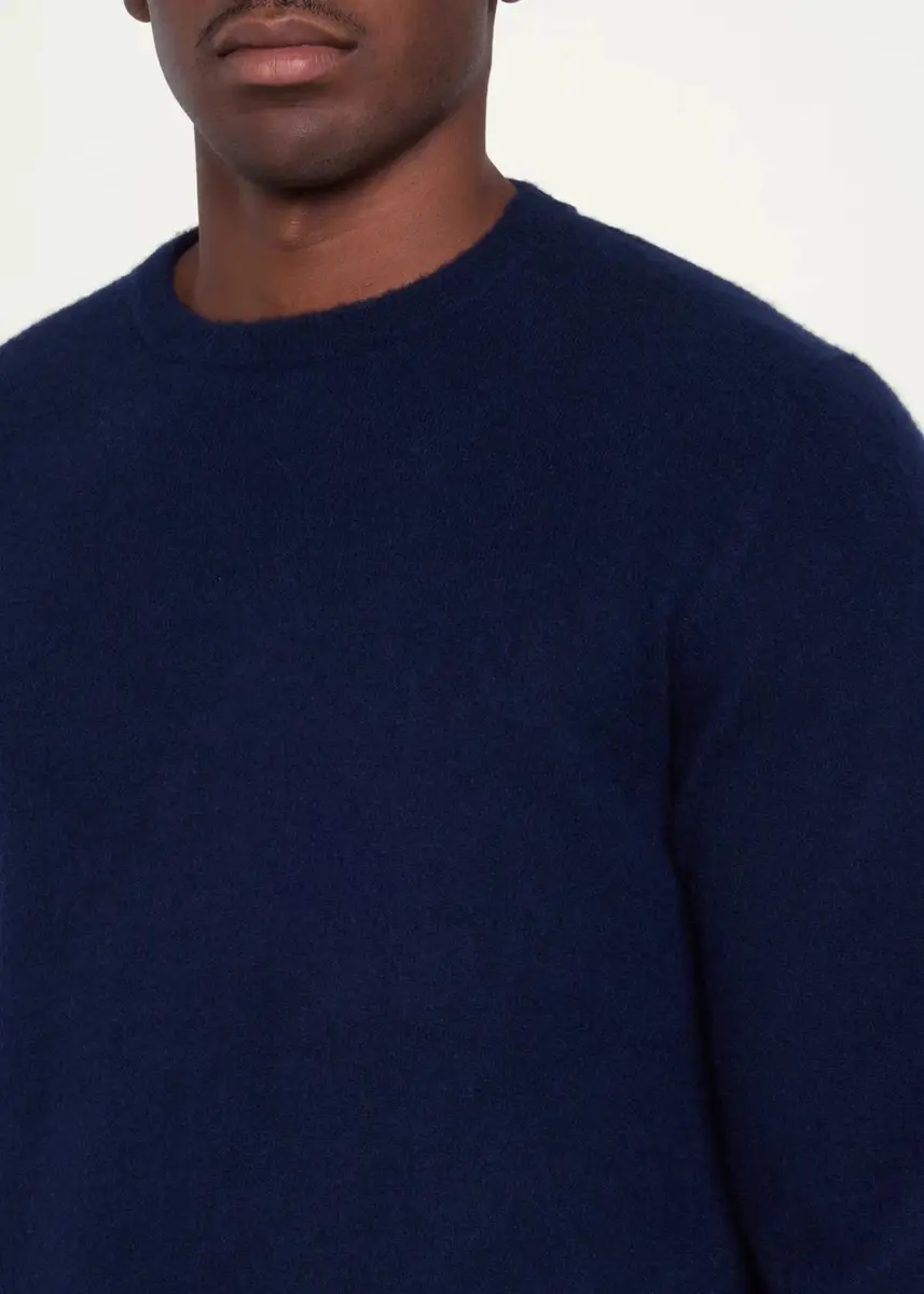 Massimo Alba Men's Brushed Cashmere Crewneck Sweater | Thumbnail 10 Massimo Alba Men's Brushed Cashmere Crewneck Sweater | Thumbnail 10