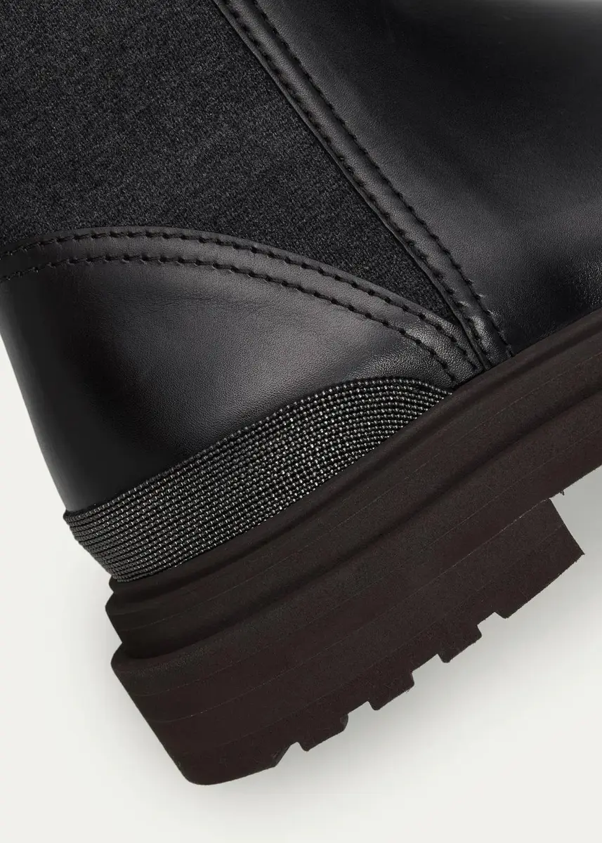 Brunello Cucinelli Leather Chelsea Boots | Thumbnail 3 Brunello Cucinelli Leather Chelsea Boots | Thumbnail 3