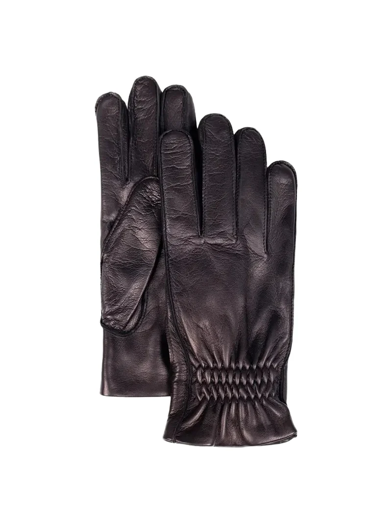 Bergdorf Goodman Men's Leather & Cashmere Gloves