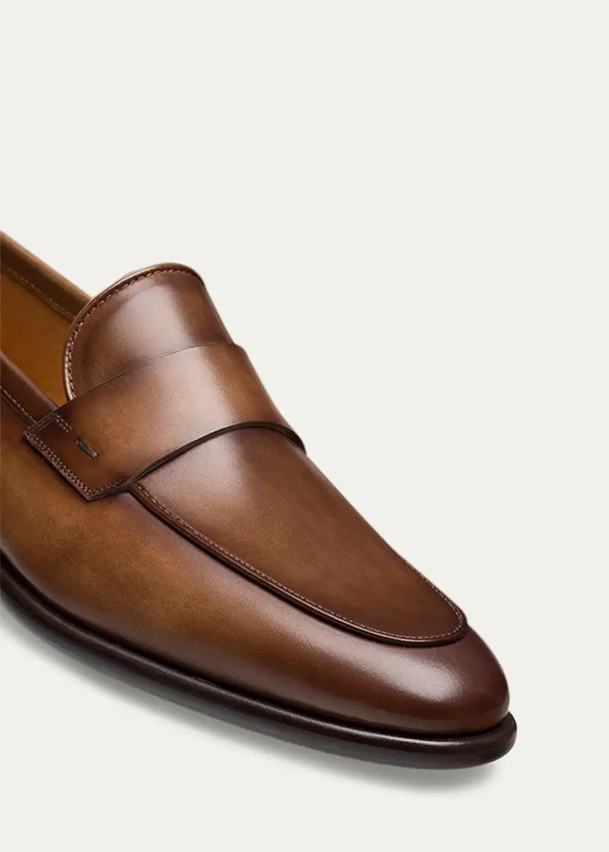 Magnanni Men's Duerro Leather Penny Loafers | Thumbnail 4 Magnanni Men's Duerro Leather Penny Loafers | Thumbnail 4