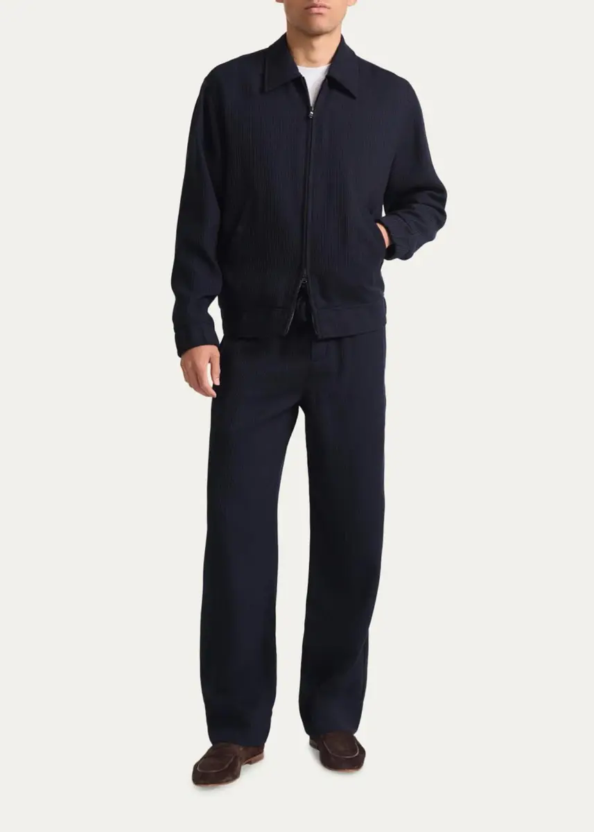 Frescobol Carioca Men's Luan Wool Knit Drawstring Pants | Thumbnail 2 Frescobol Carioca Men's Luan Wool Knit Drawstring Pants | Thumbnail 2