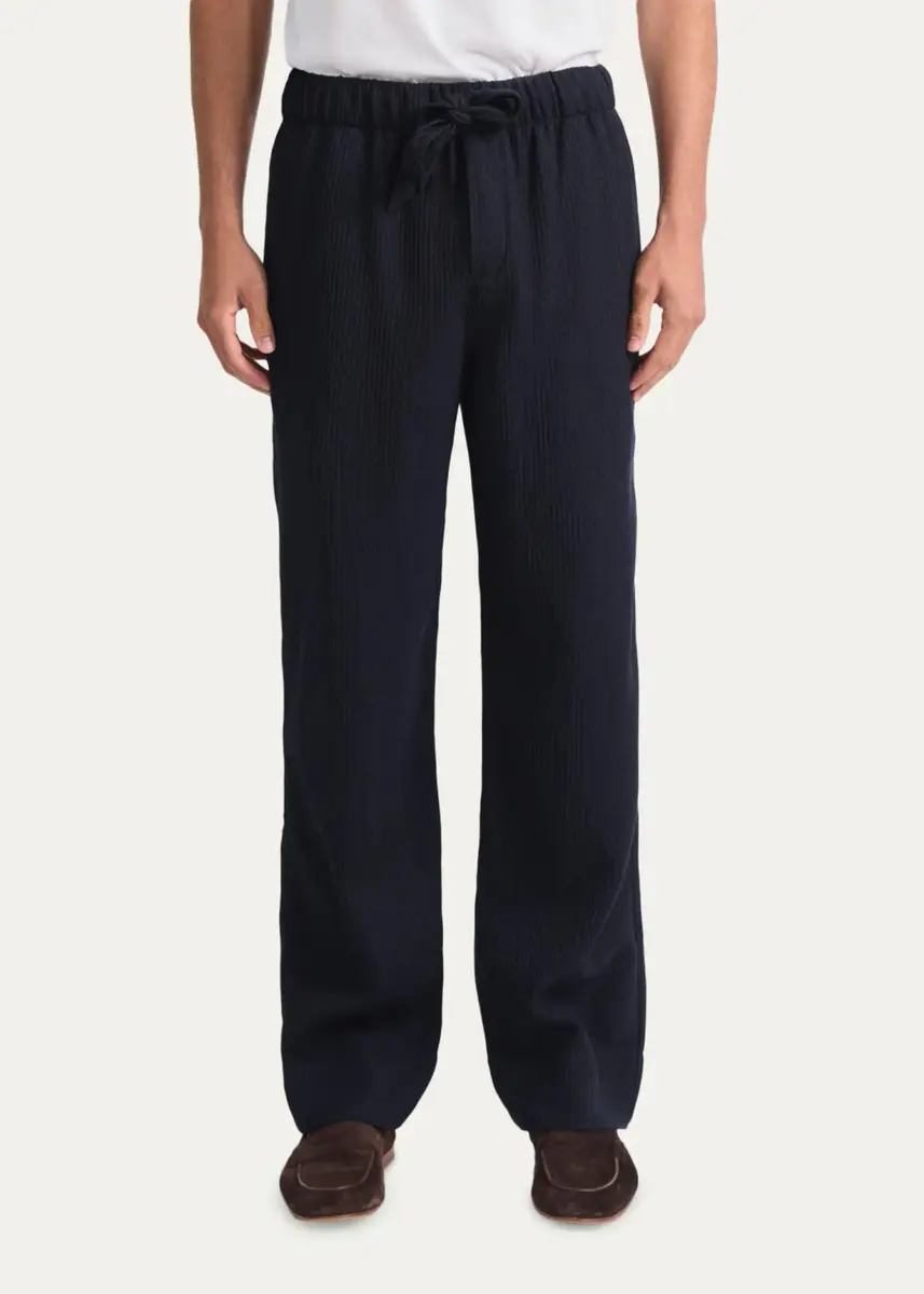 Frescobol Carioca Men's Luan Wool Knit Drawstring Pants | Thumbnail 3 Frescobol Carioca Men's Luan Wool Knit Drawstring Pants | Thumbnail 3