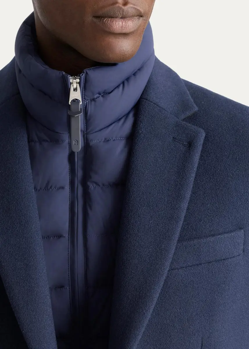Mackage Men's Sutton Wool Coat with Removable Down Bib | Thumbnail 5