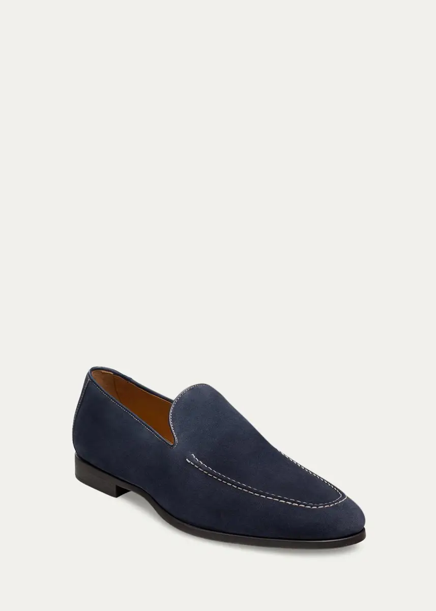 Magnanni Men's Lecera II Suede Loafers | Thumbnail 2 Magnanni Men's Lecera II Suede Loafers | Thumbnail 2