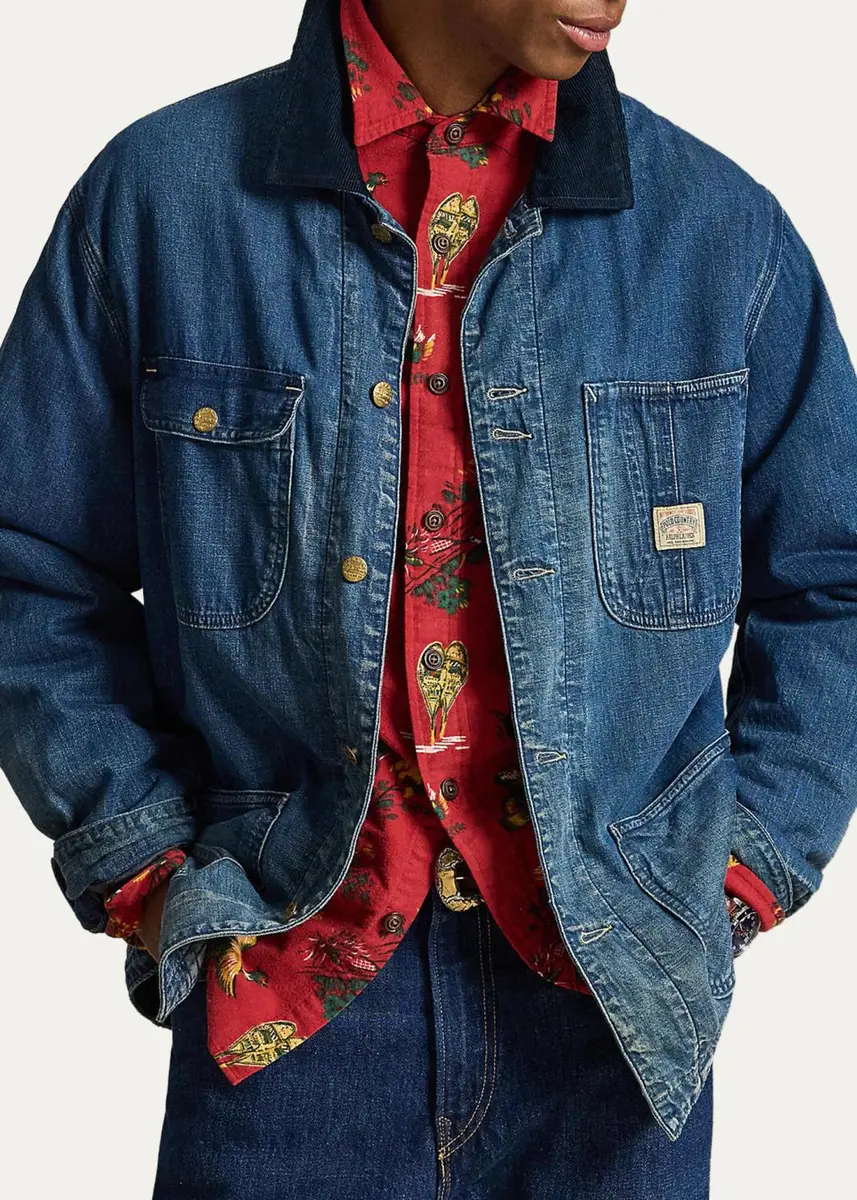 Polo Ralph Lauren Men's Denim Utility Jacket | Thumbnail 2 Polo Ralph Lauren Men's Denim Utility Jacket | Thumbnail 2