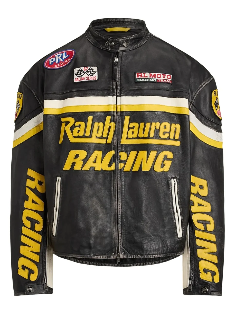Men's Leather Racing Jacket Men's Leather Racing Jacket