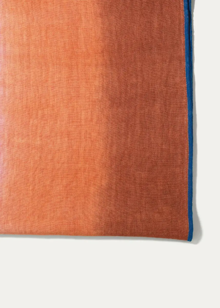 Emily P. Wheeler Dusk Hand-Dyed Table Runner, 18" x 108" | Thumbnail 2 Emily P. Wheeler Dusk Hand-Dyed Table Runner, 18" x 108" | Thumbnail 2