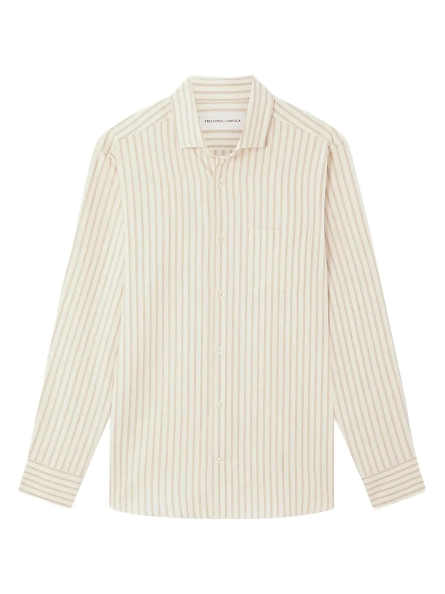 Frescobol Carioca Men's Emilio Cotton Pinstripe Button-Front Shirt