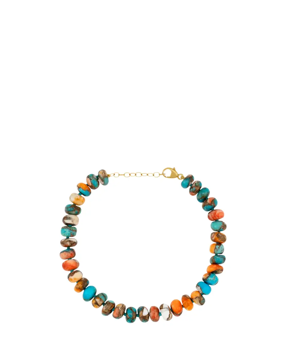 JIA JIA Nevada Kingman Spiny Turquoise Rondelle Bracelet | Thumbnail 2 JIA JIA Nevada Kingman Spiny Turquoise Rondelle Bracelet | Thumbnail 2