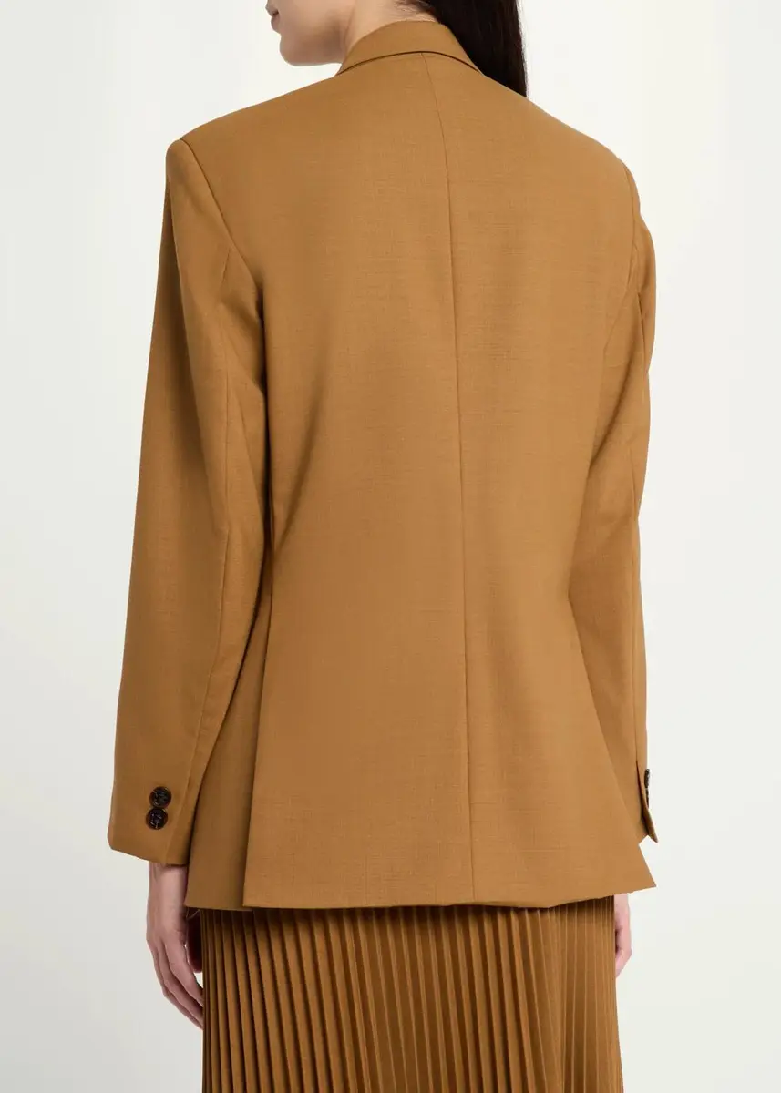 Jamie Haller The Double-Breasted Wool Stretch Blazer Jacket | Thumbnail 3