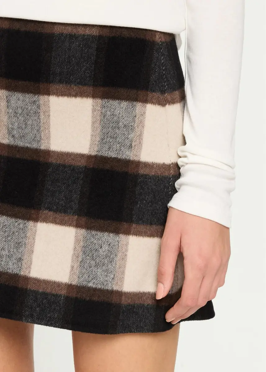 Theory Wool Plaid Mini Skirt | Thumbnail 5 Theory Wool Plaid Mini Skirt | Thumbnail 5