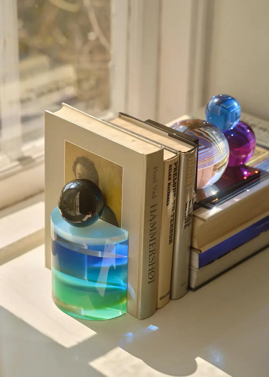 Reflections Copenhagen Villa Prima Crystal Onyx Bookend | Thumbnail 2 Reflections Copenhagen Villa Prima Crystal Onyx Bookend | Thumbnail 2
