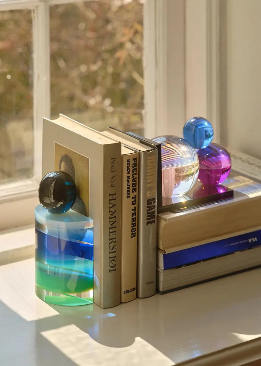 Reflections Copenhagen Villa Prima Crystal Onyx Bookend | Thumbnail 5 Reflections Copenhagen Villa Prima Crystal Onyx Bookend | Thumbnail 5