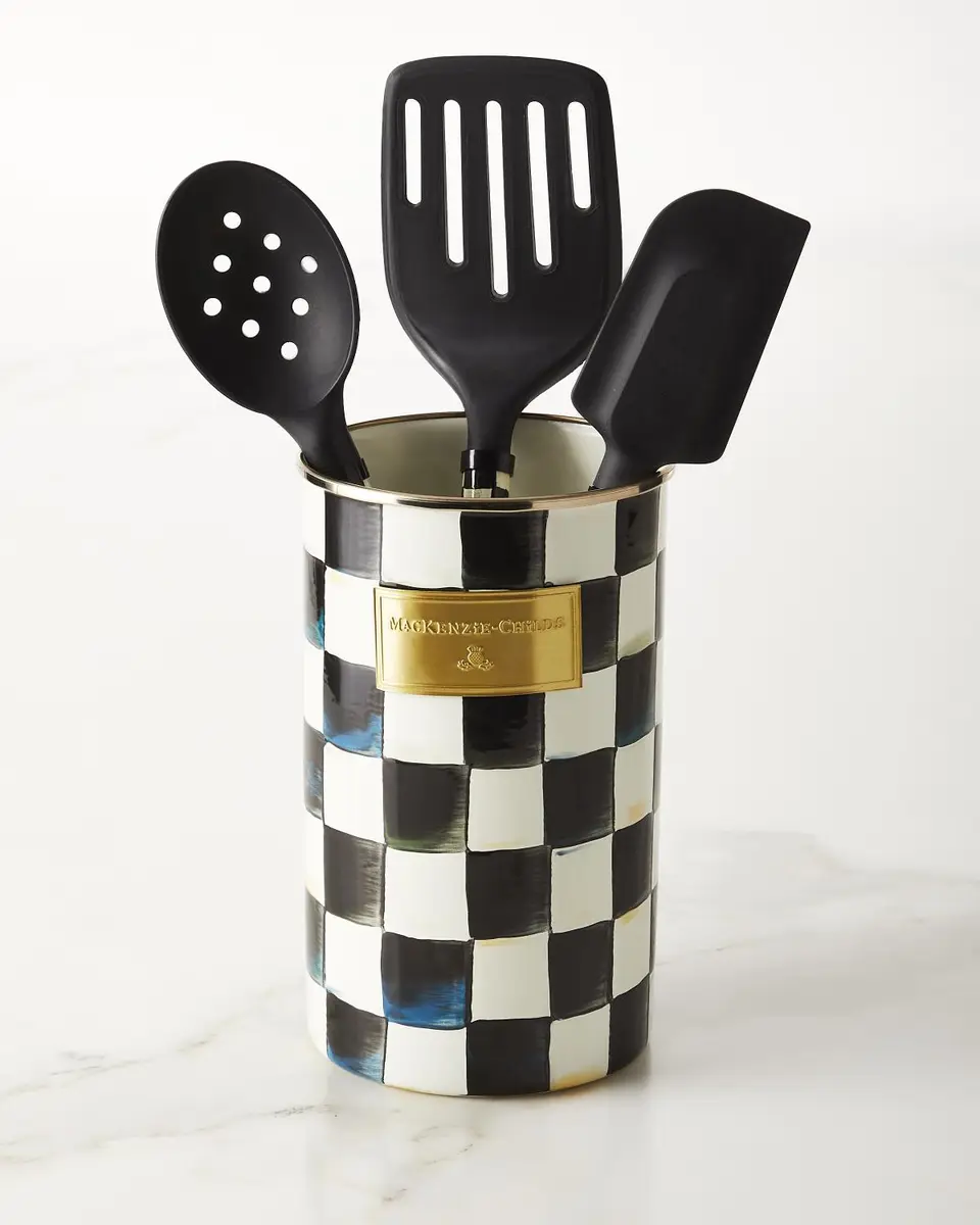 MacKenzie-Childs Courtly Check Utensil Holder | Thumbnail 2 MacKenzie-Childs Courtly Check Utensil Holder | Thumbnail 2