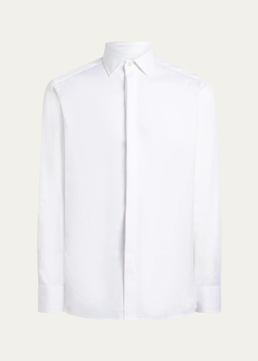 Etro Men's Cotton Tonal Paisley Dress Shirt