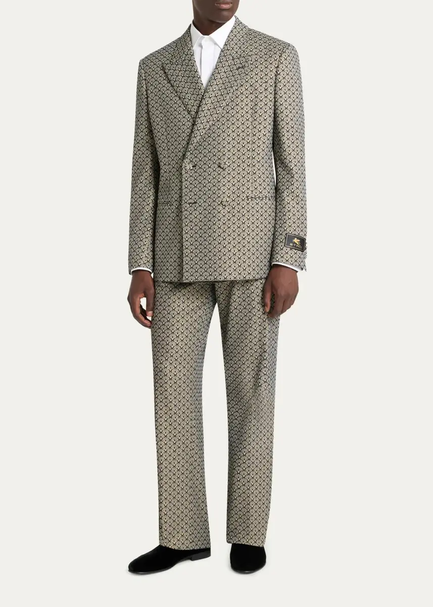 Etro Men's Cotton Tonal Paisley Dress Shirt | Thumbnail 2 Etro Men's Cotton Tonal Paisley Dress Shirt | Thumbnail 2