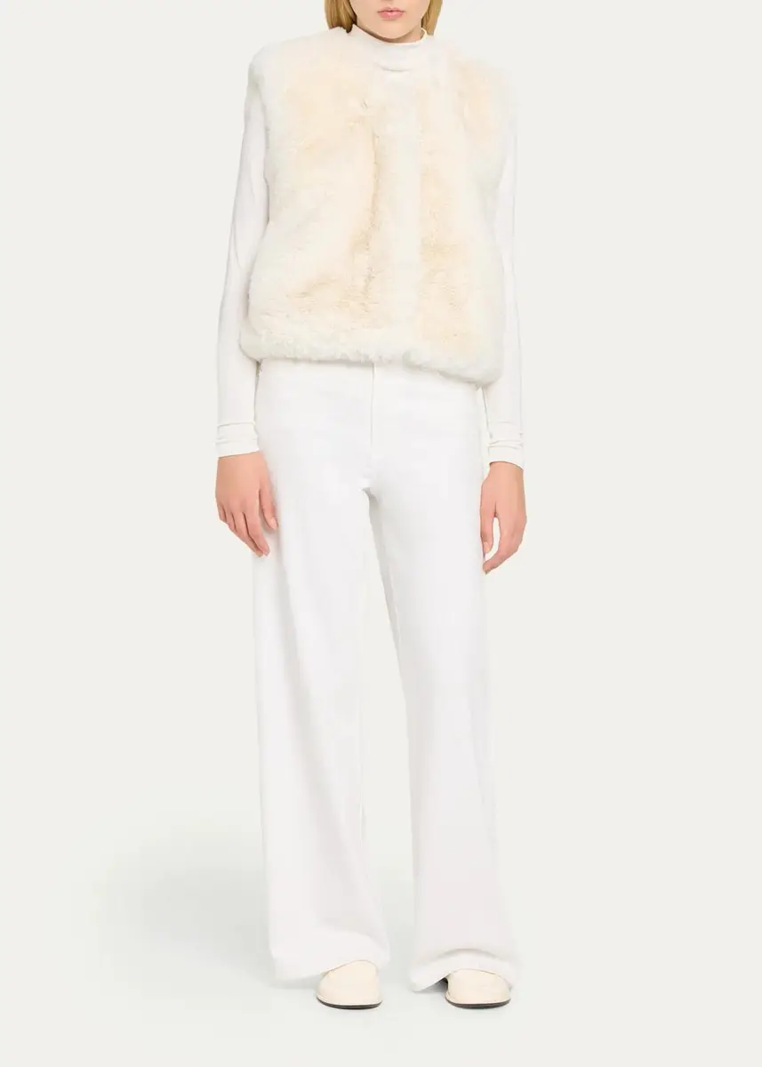 Theory Faux Fur Vest | Thumbnail 2 Theory Faux Fur Vest | Thumbnail 2