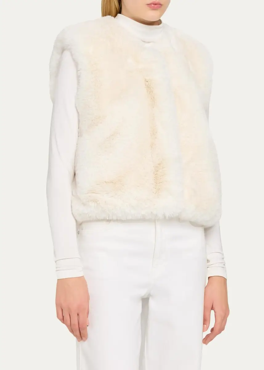 Theory Faux Fur Vest | Thumbnail 4 Theory Faux Fur Vest | Thumbnail 4