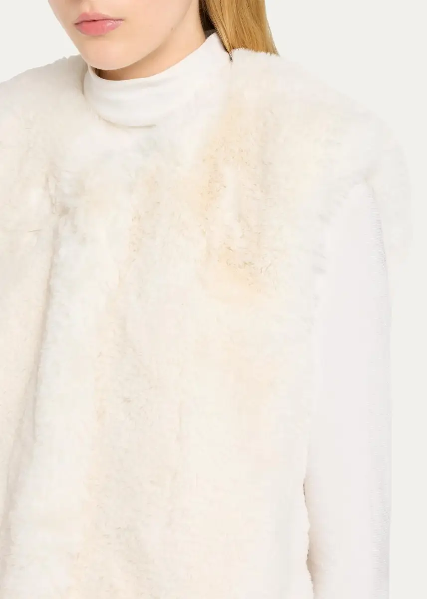 Theory Faux Fur Vest | Thumbnail 5 Theory Faux Fur Vest | Thumbnail 5