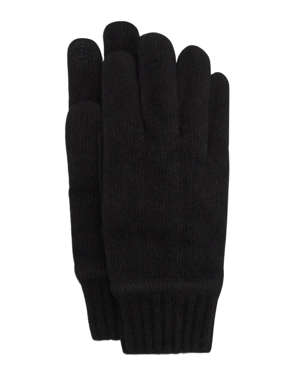 PORTOLANO Men's Cashmere Knit Smartphone-Touch Gloves