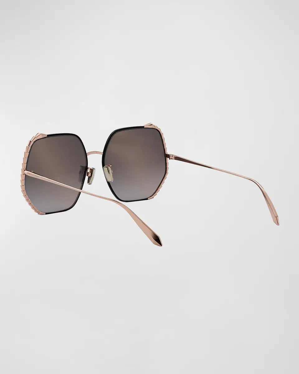 BVLGARI Serpenti Geometric Sunglasses | Thumbnail 2 BVLGARI Serpenti Geometric Sunglasses | Thumbnail 2