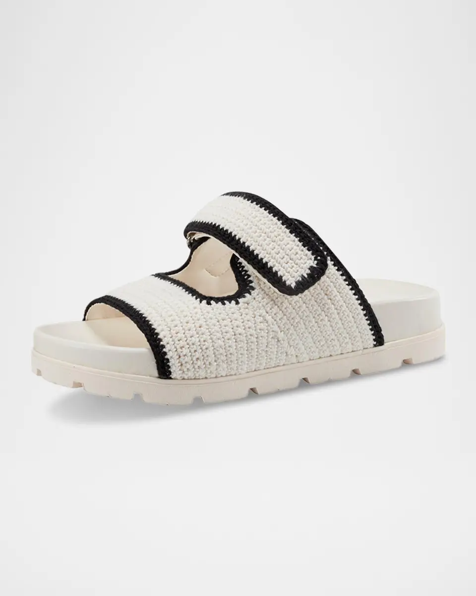 Marc Fisher LTD Brinley Crochet Grip Sporty Slide Sandals | Thumbnail 3 Marc Fisher LTD Brinley Crochet Grip Sporty Slide Sandals | Thumbnail 3