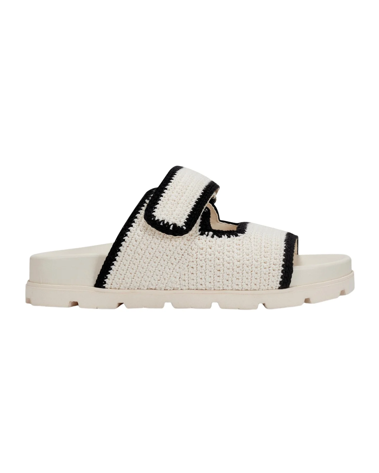 Marc Fisher LTD Brinley Crochet Grip Sporty Slide Sandals