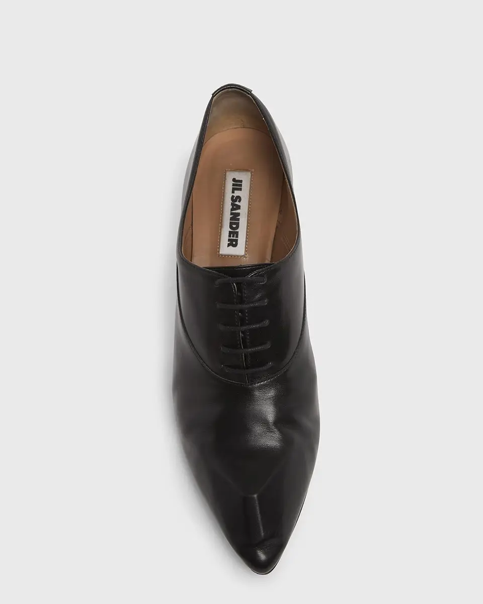 Jil Sander 35mm Leather Oxford Wedges | Thumbnail 6 Jil Sander 35mm Leather Oxford Wedges | Thumbnail 6