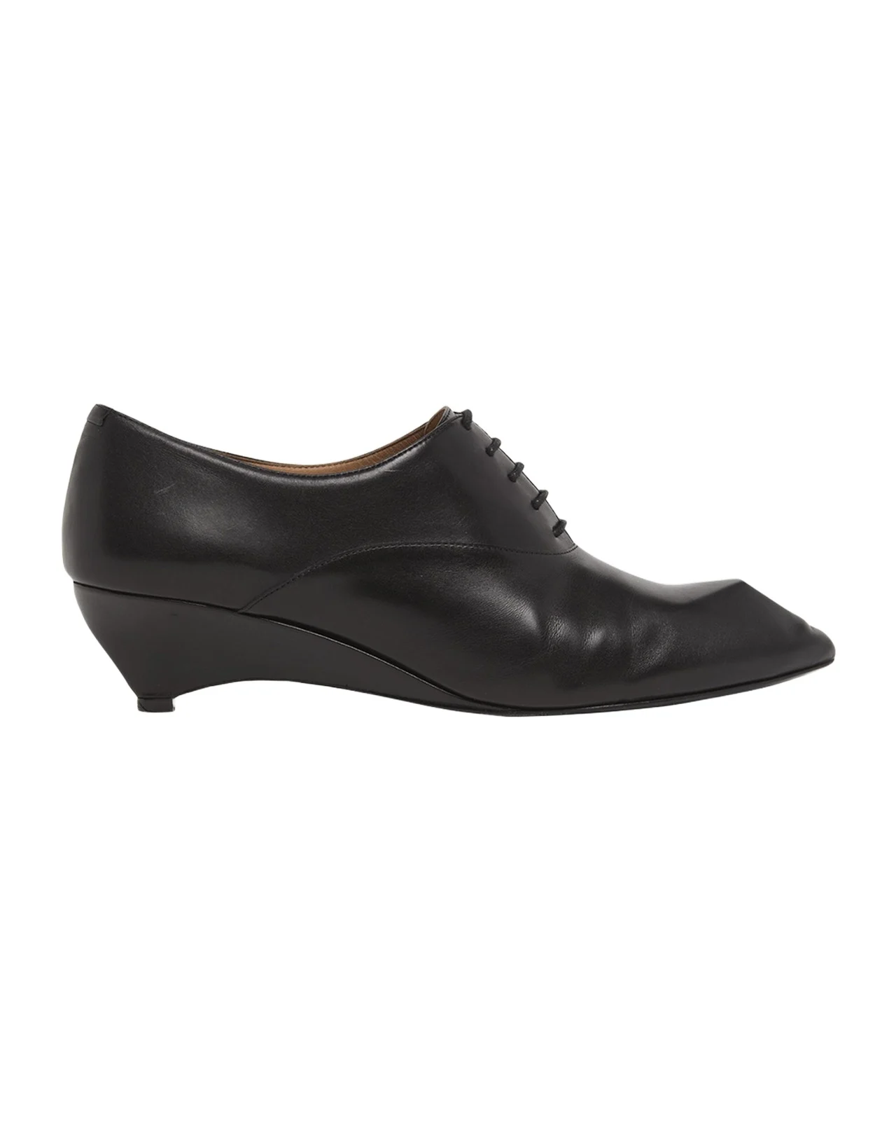 Jil Sander 35mm Leather Oxford Wedges
