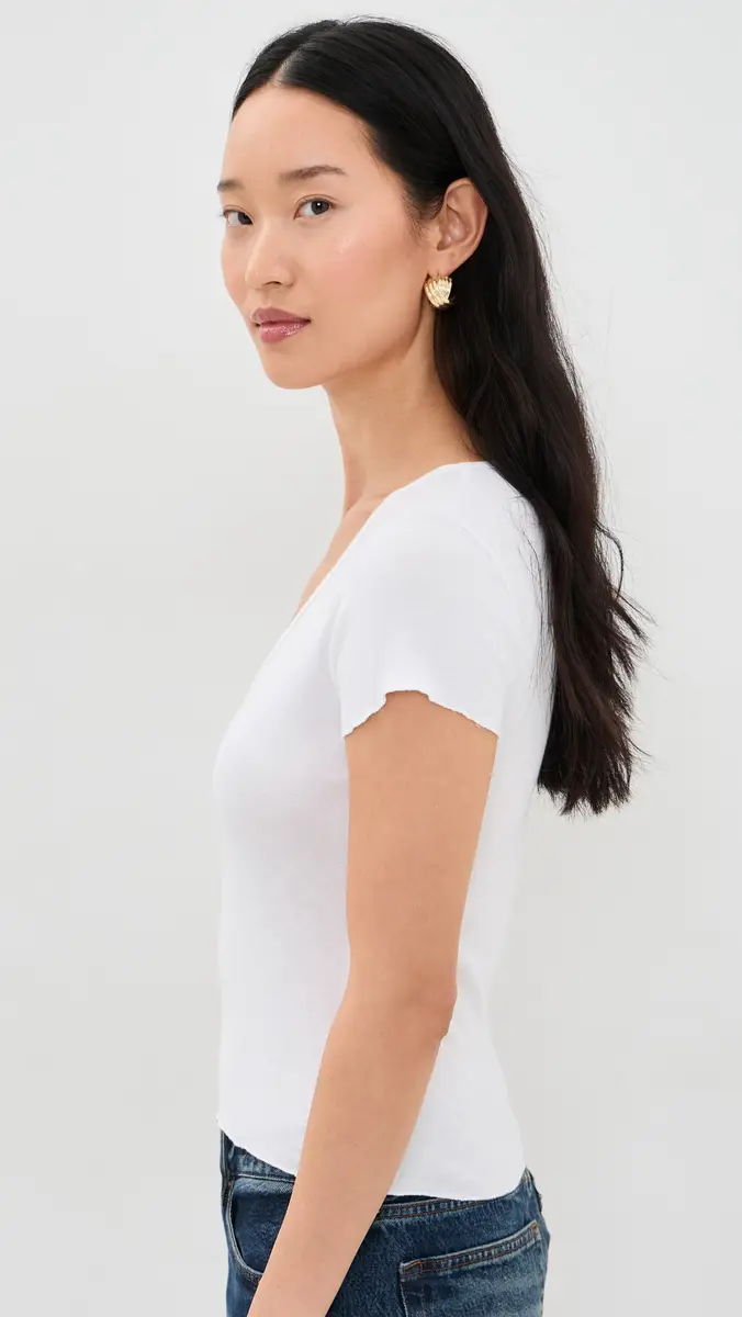 Asher Vicki V Neck Tee | Thumbnail 4 Asher Vicki V Neck Tee | Thumbnail 4